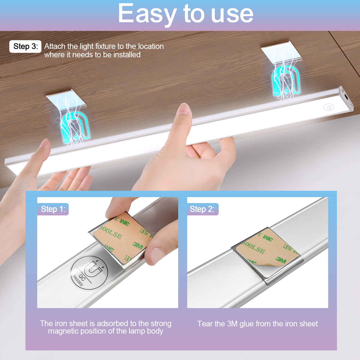 HCP256-雷达感应三色橱柜灯